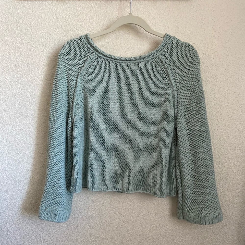 Free People Open Back Sweater